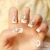 Import 3D Pearl Decoration Artificial Fingernails Nail Art Press On Nails from China