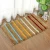 Import 3D tufted microfiber floor mats bathroom mat  wave color- stripes Stereoscopic effect non slip bath mat from China