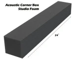 3"x 24"acoustic Studio Soundproofing Foam Corner Bass Block