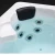 Import 4 Person hot tub Acrylic Material Whirlpool Massage Spa Outdoor Bathtub with Foot Step from China