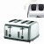 Import 4 Slice Toaster,  Extra Wide Slots Toasters Stainless Steel with 6 Bread Browning Settings from China