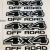 Import 4Pcs  4x4 Off road Decal Sticker window sticker from China