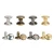 Import 5-15mm brass double cap rivet leather metal double cap rivet stud rapid rivet for DIY leather craft repairs decoration from China
