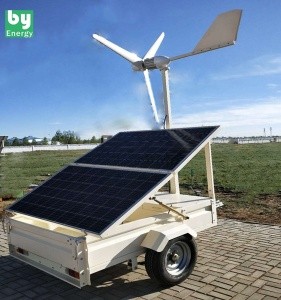 500W 1kW wind solar hybrid power system wind generator kit mppt solar charge controller