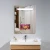 Import 55 inch touch screen bath mirror, smart magic mirror on sale with bluetooth and wifi from China