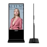 55/65 Inch INdoor Digital Signage Advertising Display LCD  High Definition Slim Vertical Floor Standing with Touch Screen