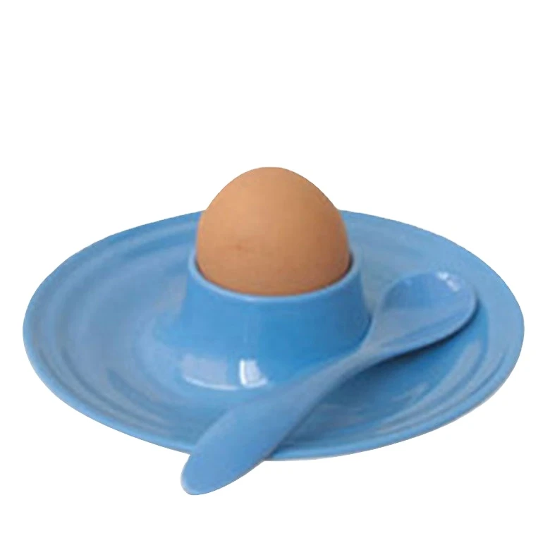 5.7 Inch Egg  Ceramic Egg Holder Table Number Holder Tray Plate