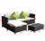 Import 5PC Outdoor Garden Furniture Patio Sofa Set PE Wicker&amp;Rattan aluminium furniture from China