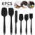 Import 6 Piece Non-scratch Heat Resistant silicone with Stainless Steel Core, Great Grips Cooking, Baking and Mixing Spatula from China
