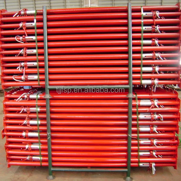 60 / 48mm adjustable scaffolding shoring props used steel props