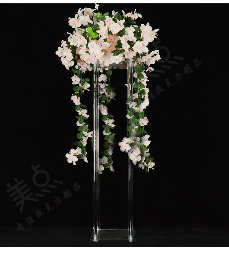 60cm transparent acrylic flower stand