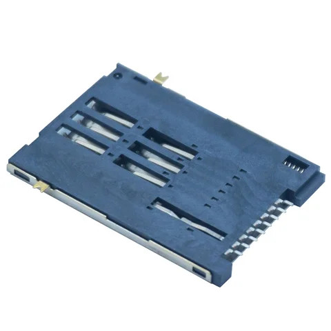6+2 Pin SMT Push Push Type Socket Holder Sim Card Connector