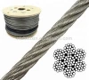 7x19 4mm stainless galvanised anti twisting copper core steel wire rope  for cableway