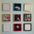 Import 8x8 simple assembling light weight adhesive black plastic picture frame from China