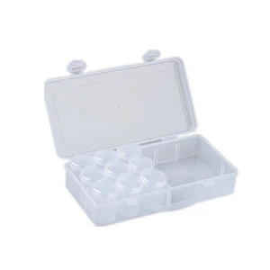 9 in 1 Single round collection pill storage plastic pod case