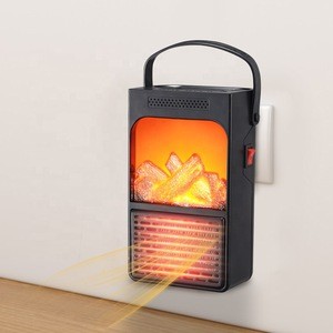 900W Portable Wall-Outlet Electric Handier Fan Heater, Home Warm Air Blower, Room Electric Radiator Fan Warmer