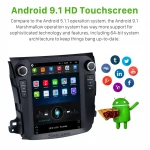 9.7 Inch for 2008 MITSUBISHI OUTLANDER Android 9.1 Radio GPS Navigation system with 4G WiFi Touch Screen TPMS DVR OBD II