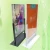 Import A4 acrylic metal base Door Window Screens store display Spa Tubs Sauna Rooms poster stand Mushroom Stone sign holder from China