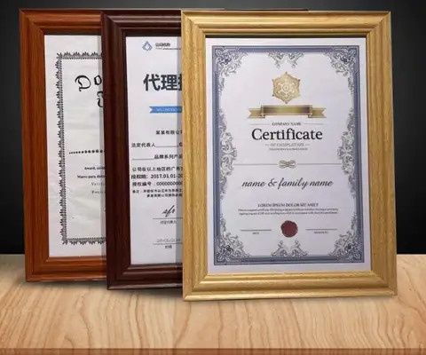 A4A3 Graduation Diploma Certificate Photo Frame with Tassel Insert