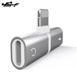 Adapter for iPhone X 7 8 Plus Splitter Audio Earphone Aux Charger Splitter