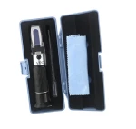 Alcohol Juice Fruit Sweetness Brix Test Optical 0-28% Brix auto Fruit Sugar Meter Handheld Brix Refractometer
