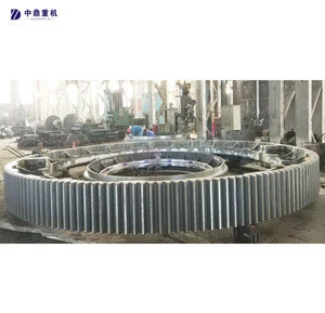 Alloy Steel Rotary Kiln Double Helical Customized Professional Savage Manufacturer Large Bondage Bevel Sew Girth Gear Ring