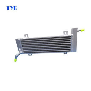 Aluminium Plate bar Air Cooled Fuel Oil Cooler