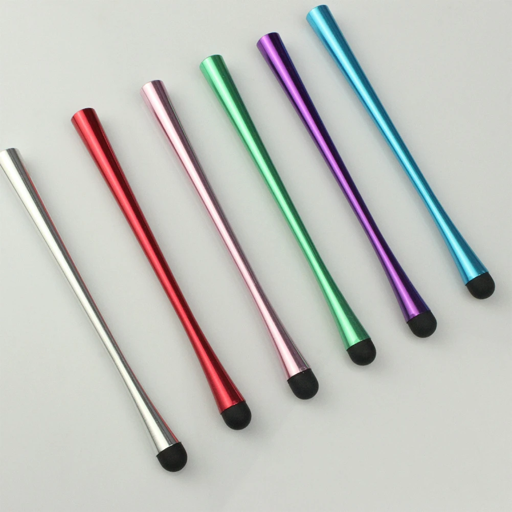 Aluminum alloy capacitive pen mobile phone flat touch pen small waist handwriting painting touch gift pen