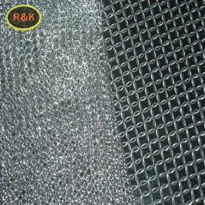 aluminum chain mail fabric scrubber  cleaner for cast iron pan