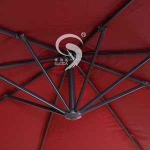 Aluminum Offset Patio Water Base  Banana Style Patio Cantilever Umbrella