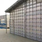 Aluminum shuttering formwork for columns formwork used