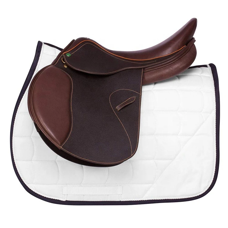 Amazon Hot Sale White Western Felt Horse Saddle Pad Saddle Pad Dressage felt saddle pad
