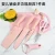 Import Amazon New design western style stainless steel gift kitchen knife set for Baby Pink from China