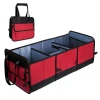 Amazon Popular 3 Compartments Collapsible Car Trunk Organizer