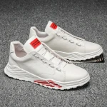 Amazon top seller  genuine leather   skateboard shoes men sneakers