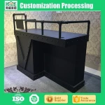American Wrought Iron Bar Clothing Store Cashier Counter Hotel Reception Desk
