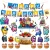 Import Among us birthday party supplies disposable tableware kit among us balloons tablecloth cups plates cupcake topper from China