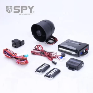Anti hijacking Security Car Alarm Keyless Entry System with 4-button Transmitters  1 Way car alarm system