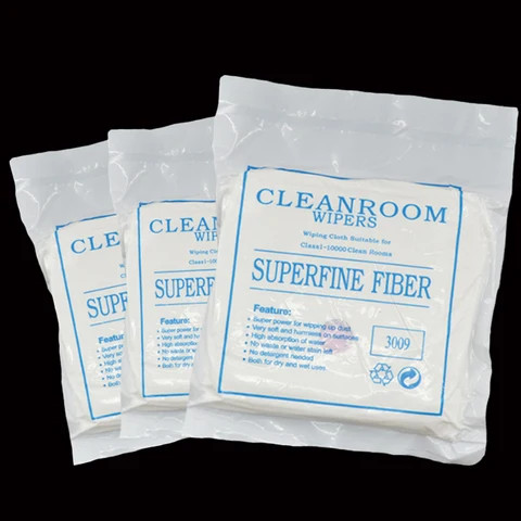 Anti-static Super Water Absorbent Industry Lint Free Cleanroom Wipes Polyester Cellolose Dust Free Cleanroom Wipers