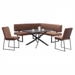 Antique bistro cafe industrial  dining set