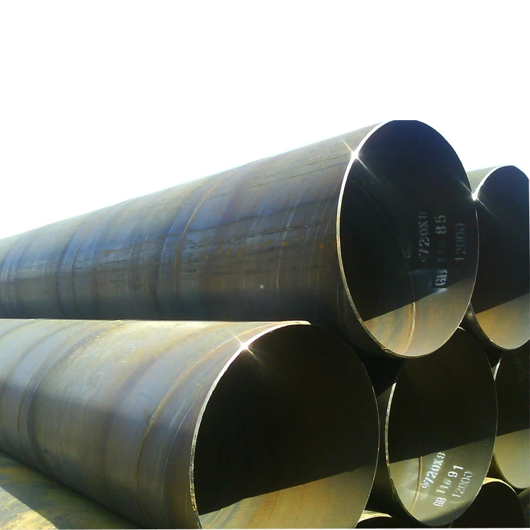 astm a53 schedule 40 spiral welded carbon steel pipe API 5L x60 x70 ssaw spiral carbon steel pipe
