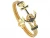 Import ATOLYESTONE18K Gold Anchor Bangle Stainless Steel Bracelet Bangle Jewelry S3-0206 from China