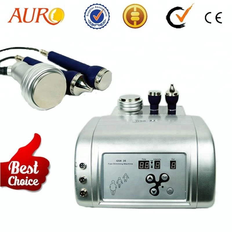 Au-43 Auro Factory 3 in 1 Ultrasonic Cavitation Machine/Ultrasound Facial and Body Beauty Equipment