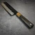Import AUS-10 3 layer steel black finish itame knife high carbon steel knife from China