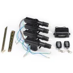 Auto car remote control central door locking kit keyless entry system with central door lock system and Remote controllers