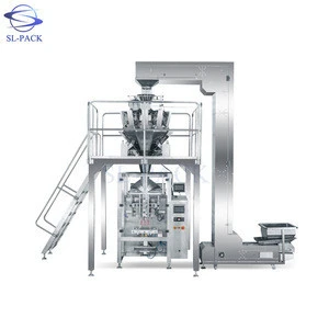 Automatic four corner seal grain food packing machine with Multihead weigher SLIV-520
