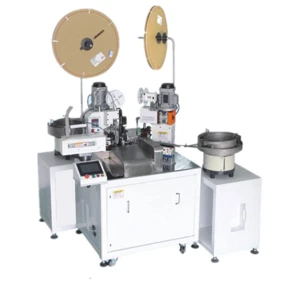 Automatic wear sheath terminal machine applicable for wire cable dia AWG12#~26#  WL-HD01
