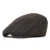 Import autumn and winter season hat men Ivy cap British style classic plaid wool beret hat from China