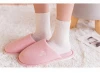 Autumn and winter thickened hosiery womens pure color basic warm home cotton towel socks