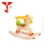 Import Baby Horse Solid Wood Child Carousel Toys Gift Wooden Rocking Chair Kid Riding Wooden Rocking Horse Toy from China